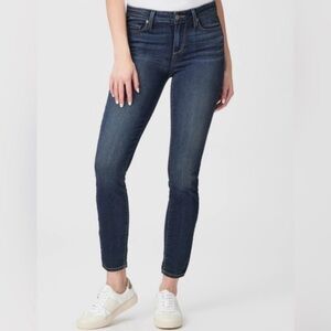 PAIGE Tonal Mona Wash Premium Denim/Jean Verdugo Crop in TRANSCEND fabric